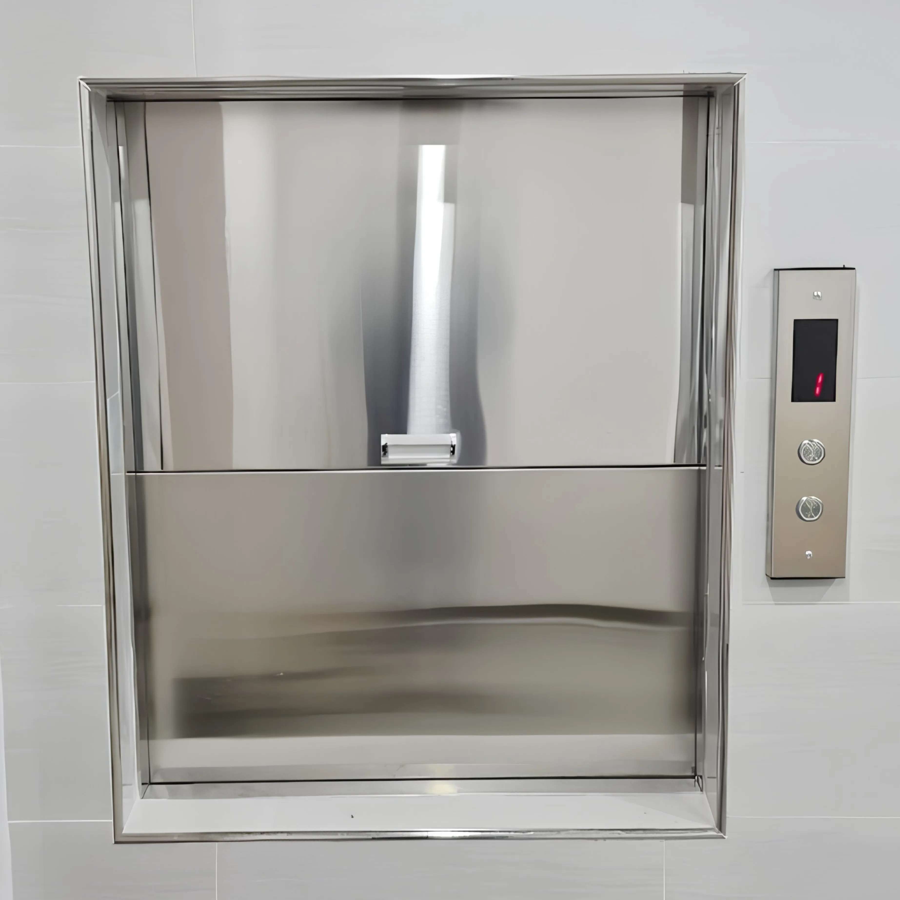 Thang máy tải thực phẩm 100kg 02 điểm dừng